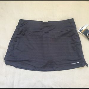HEAD tennis skirt with side ruching